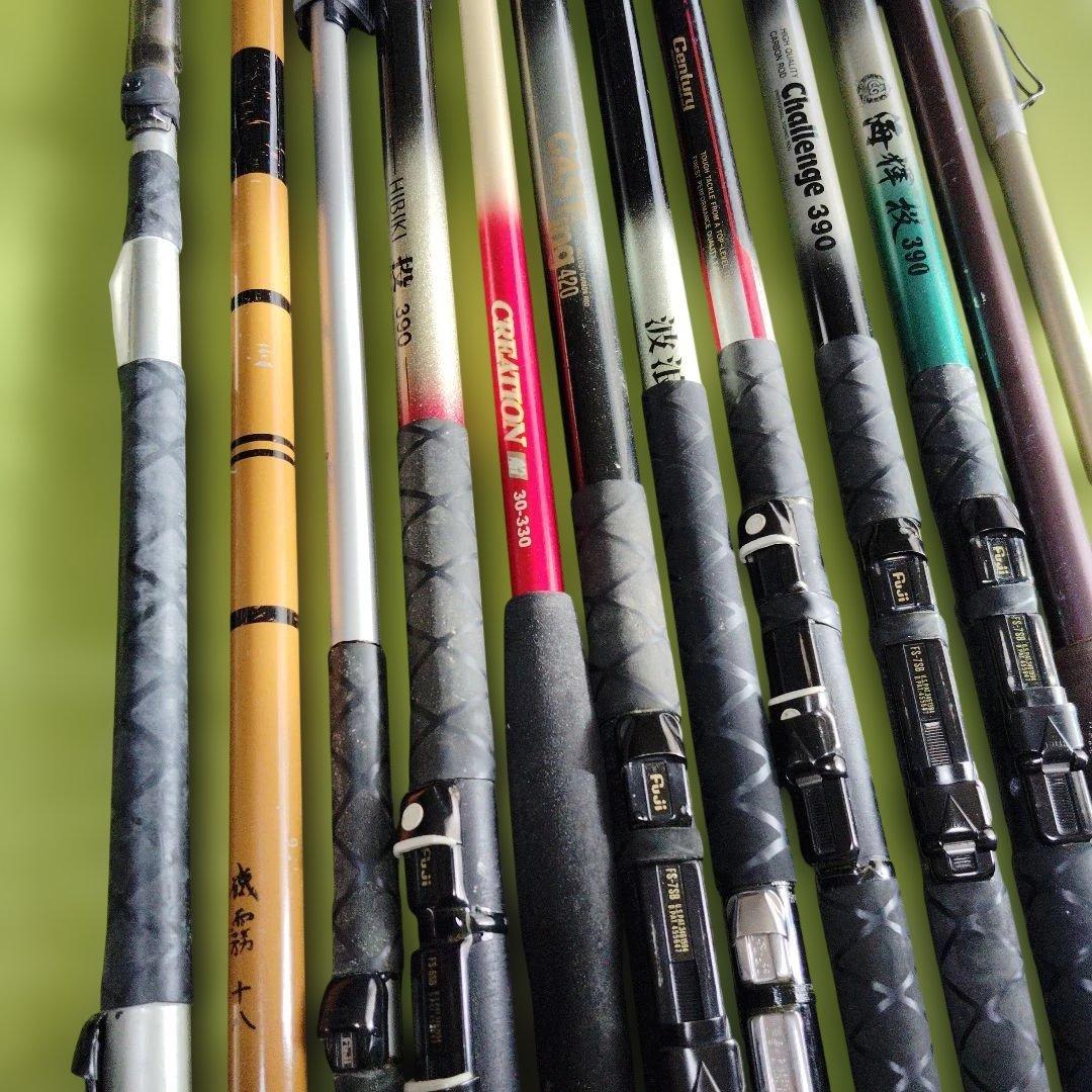 海釣り　堤防　筏　磯竿　竿１２本