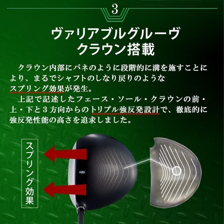 ☆新品 適合最強反発力 ダイナミクスドライバー プレミア飛匠シャフト仕様