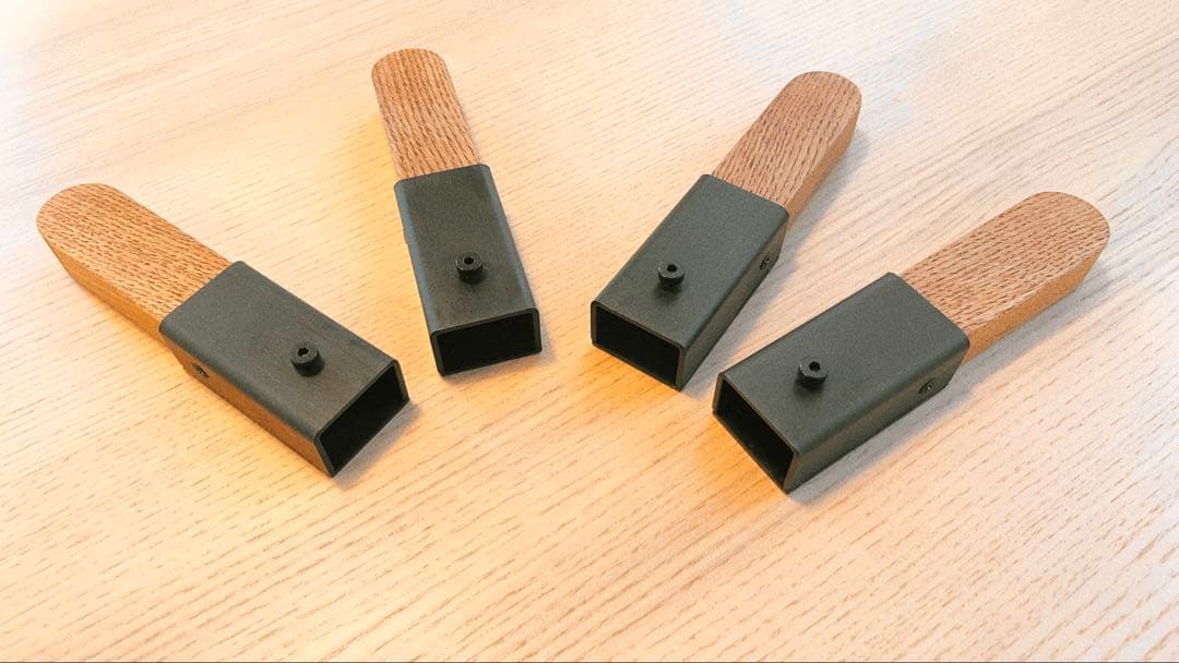 ブラックデザイン ハレテーブル 日和 延長脚 改良品 高さオーダー可能