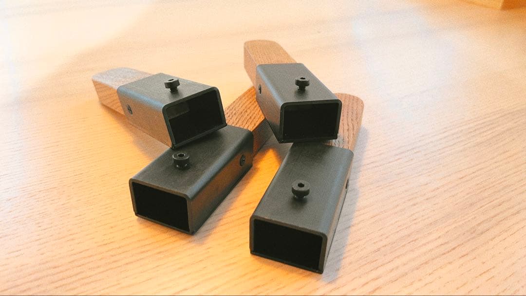 ブラックデザイン ハレテーブル 日和 延長脚 改良品 高さオーダー可能