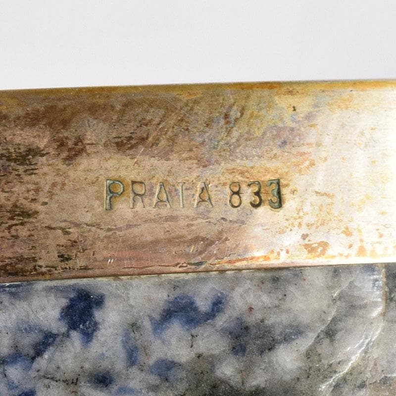 パワーストーン　ソーダライト　PRATA833刻印　銀装飾　水盤　V　R8529