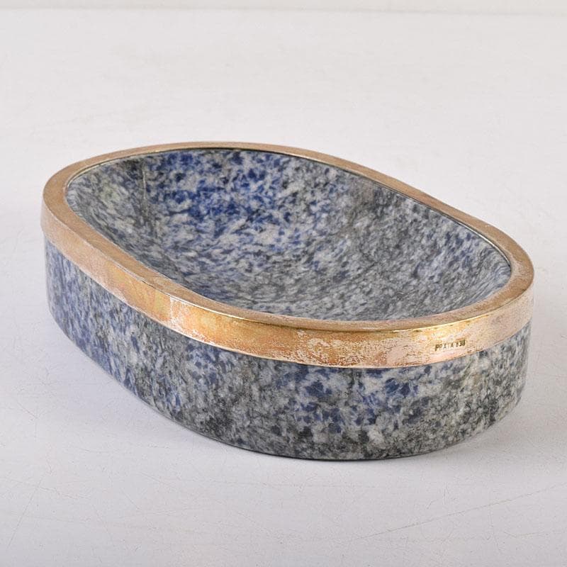 パワーストーン　ソーダライト　PRATA833刻印　銀装飾　水盤　V　R8529