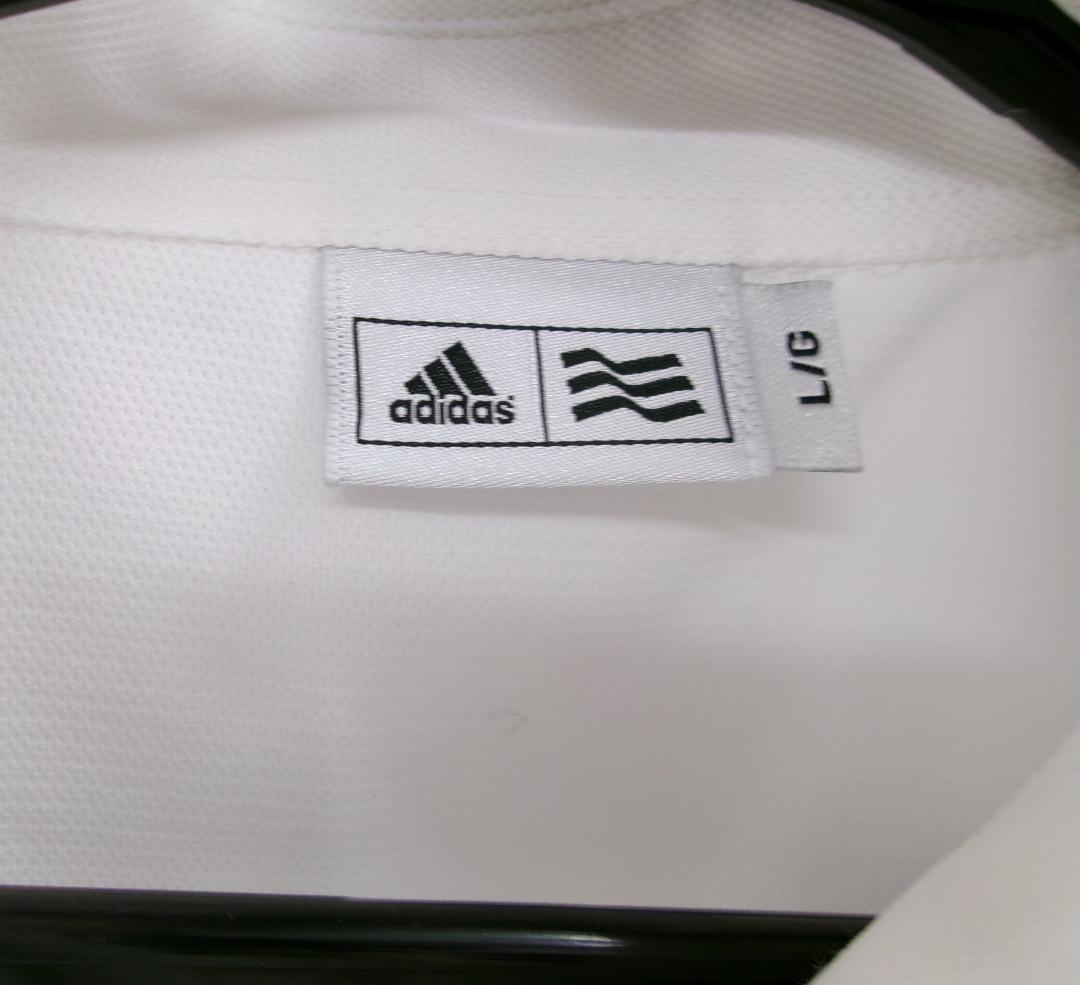 adidas ゴルフウェア　ストライプ柄　セットアップ