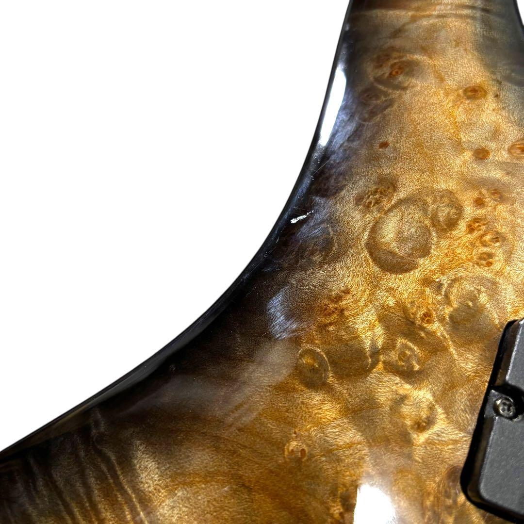 Legator 7弦　エレキギター　EMG搭載　杢目　メタル　アクティブ