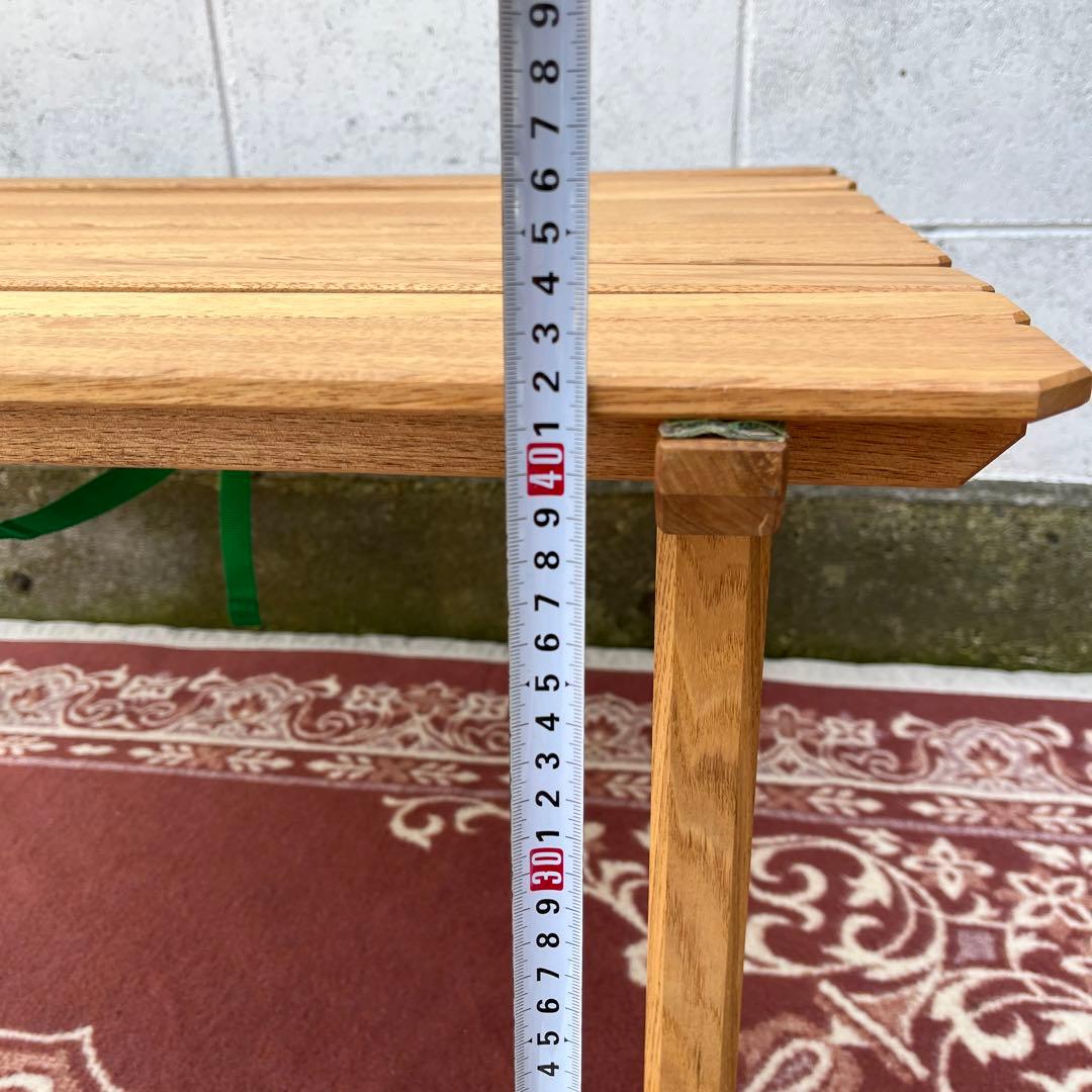 Peregrine ペレグリン◾️胡桃材 木製ロールトップテーブル アウトドア B