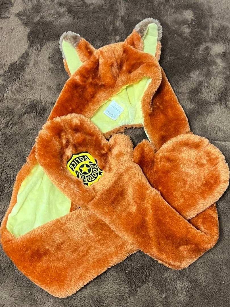 ニック　ファンキャップ　マフラー　ズートピア