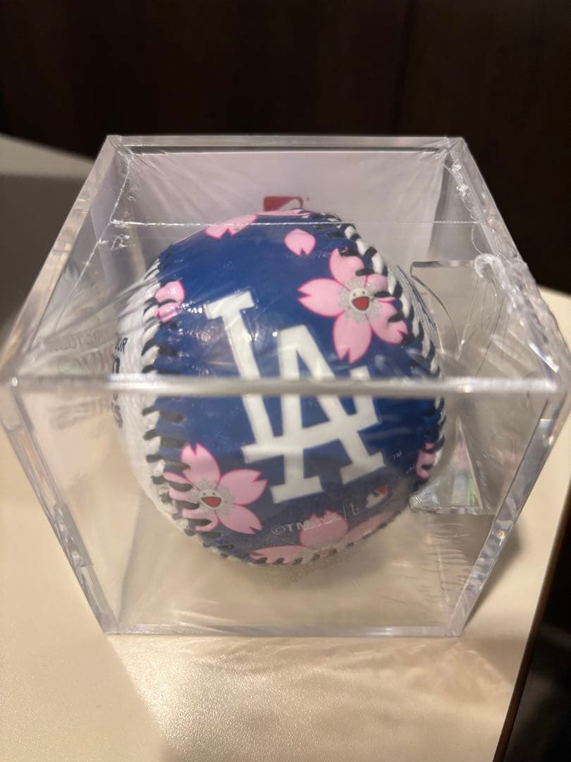 新品 ドジャース 桜 MLB 村上隆レプリカボール