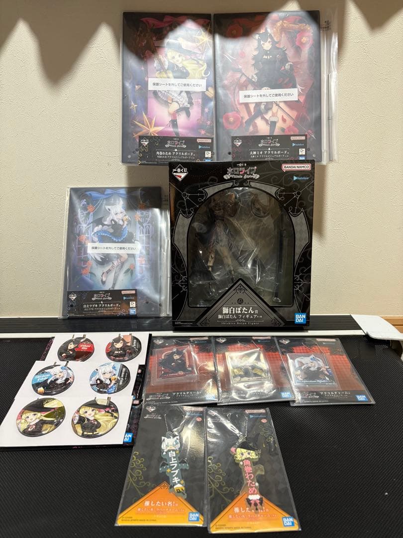 ホロライブ　一番くじ　獅白ぼたん　フィギュア　その他12点セット