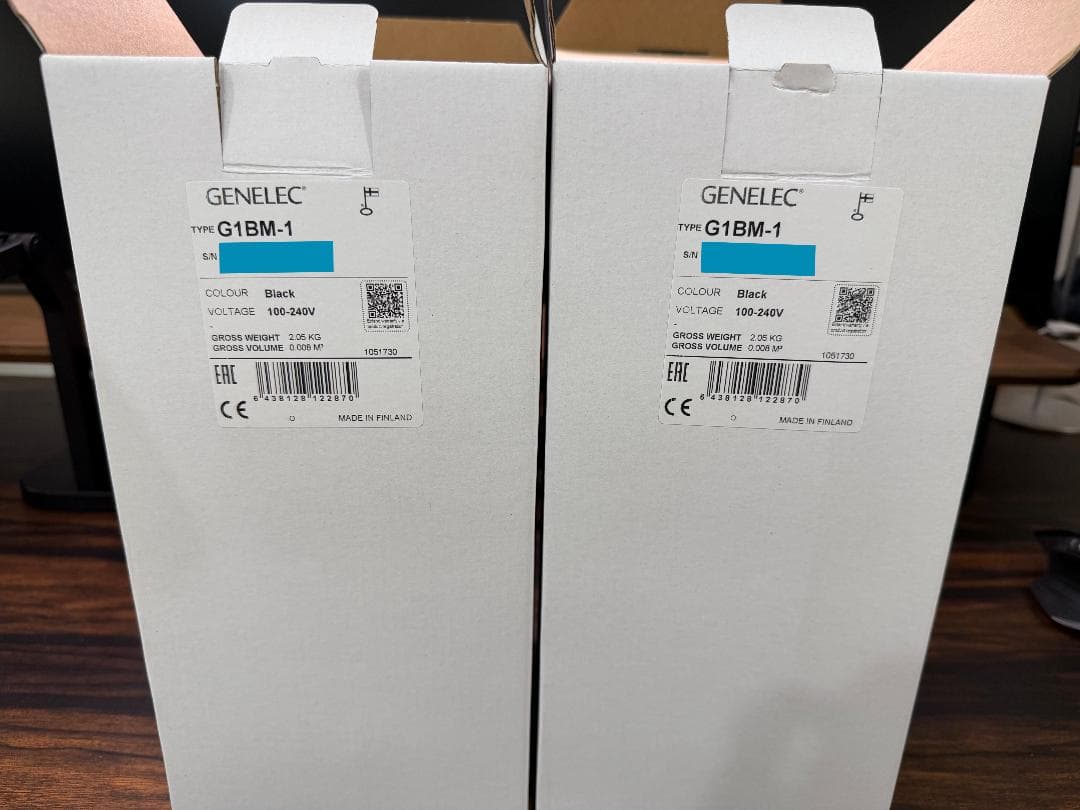GENELEC G One　スタジオモニタースピーカー（ペア）美品　元箱あり