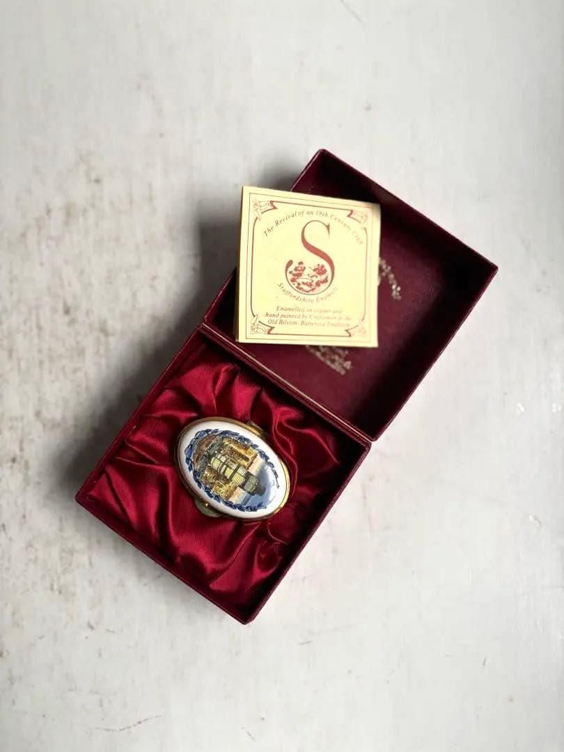 802 HALCYON DAYS ハルシオンデイズ エナメルボックス② 英国製