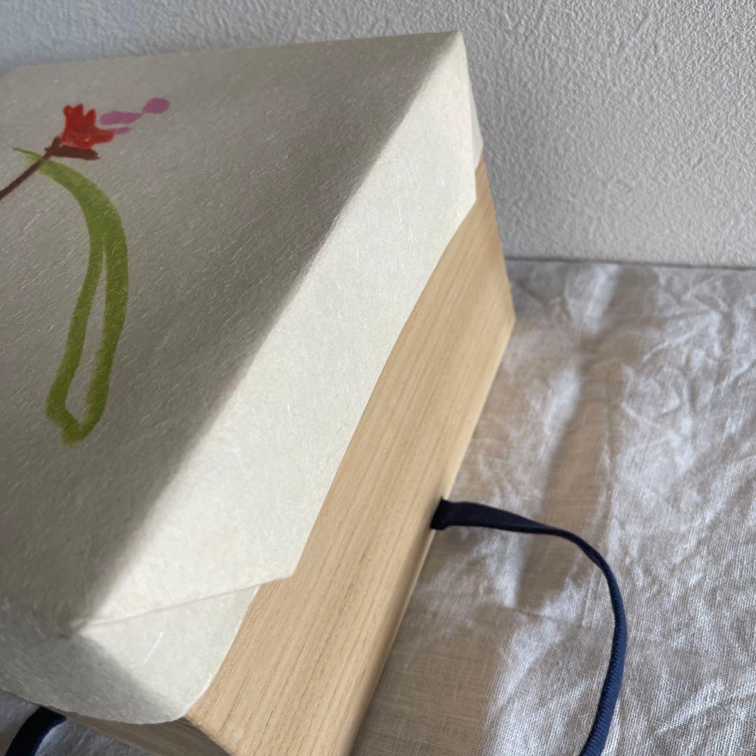 黒田泰蔵さん　白磁鉢　黒田征太郎さんの和紙、桐箱付き