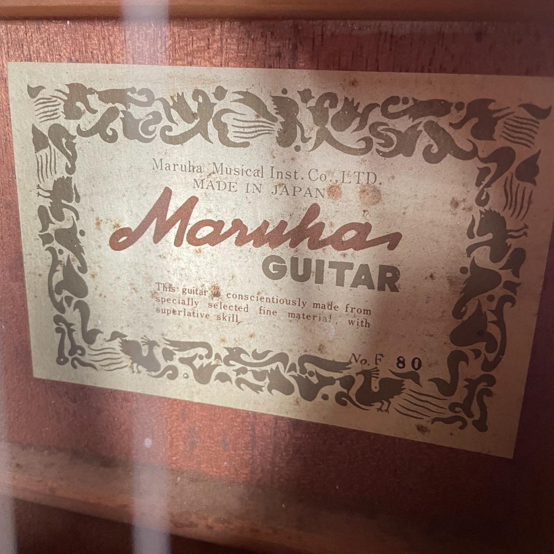MARUHA　丸羽楽器　アコースティックギター F-80