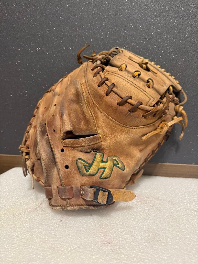 ★即戦力★ ハタケヤマ 一般硬式用 キャッチャーミット 直刺繍 良型