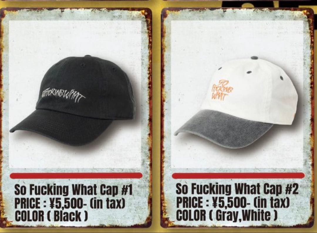 The BONEZ 未使用キャップセット