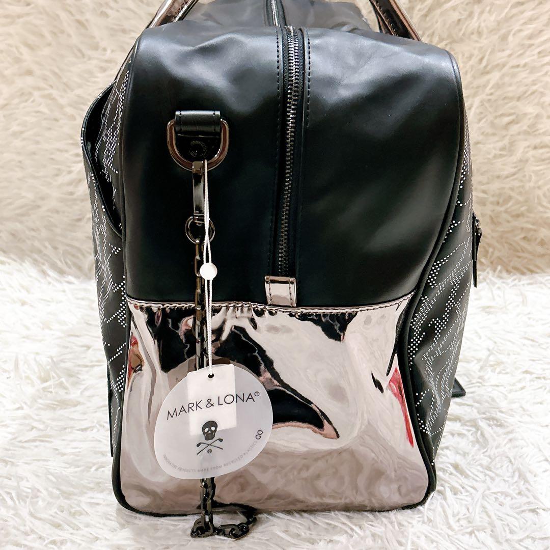 新品　マークアンドロナ　ゴルフバッグ　ボストンバッグ　ブラック　ロゴ