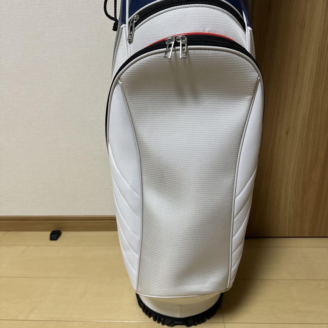 極美品 adidas golf アディダス ゴルフ キャディバッグ ５口 軽量