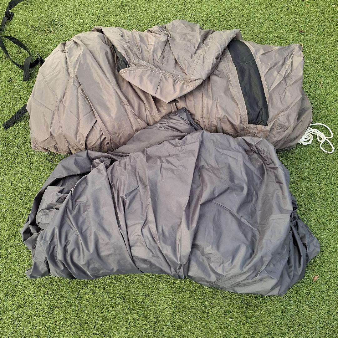 使用回数1回のみ　おまけ付き【DOD】ヤドカリテント(グレー)