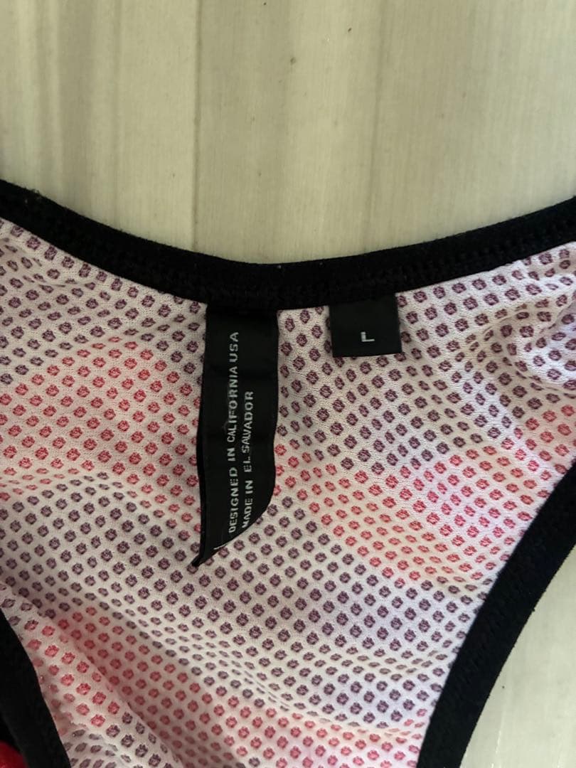 【美品】スペシャライズド レッド ストライプ サイクルジャージ L 上下セット