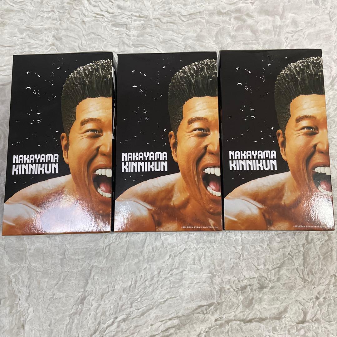 なかやまきんに君　フィギュア4種セット　りそうの姿、トロフィー　A C