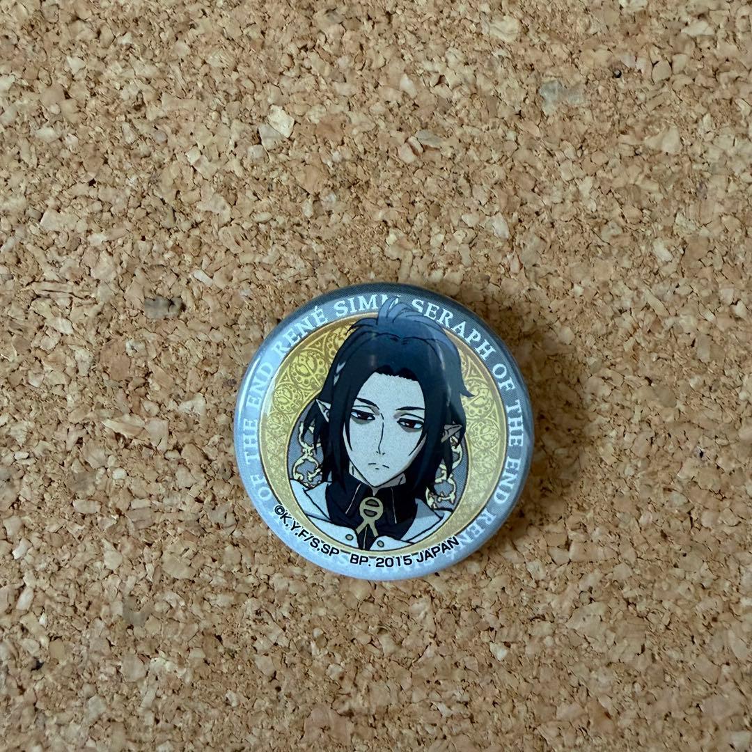 終わりのセラフ　一番くじ缶バッジ　mini キャラバッジ　レーネ・シム　agf