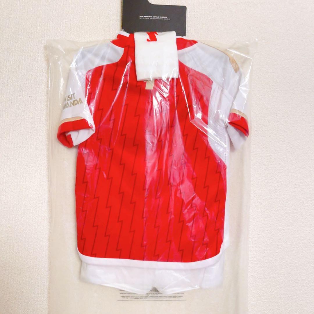 アーセナル　ホームミニキット　ユニフォーム　adidas 3点セット