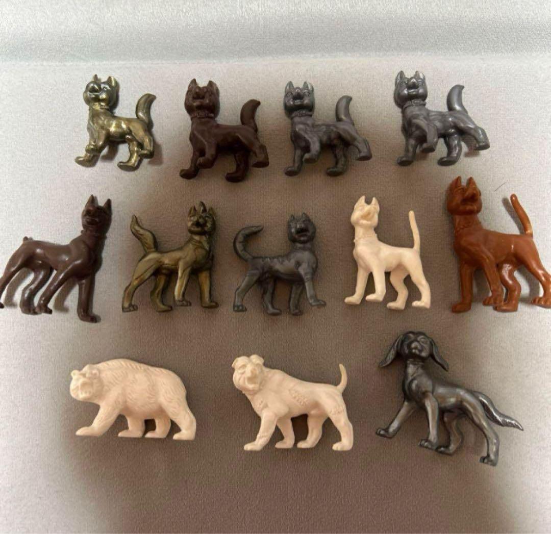 森永チョコスナック 銀牙 流れ星銀 消しゴム人形 セット