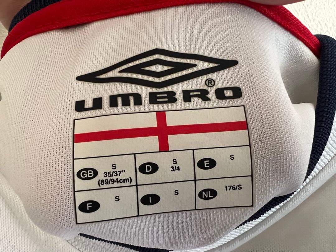 サッカー イングランド代表 アンブロ ユニフォーム サイズS