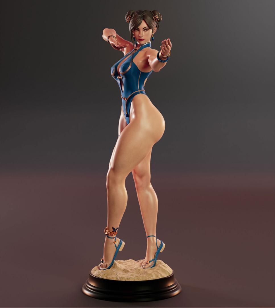 1/4　未塗装 未組立　47CM　フィギュア　ガレージキット 【 蒼華リー 】