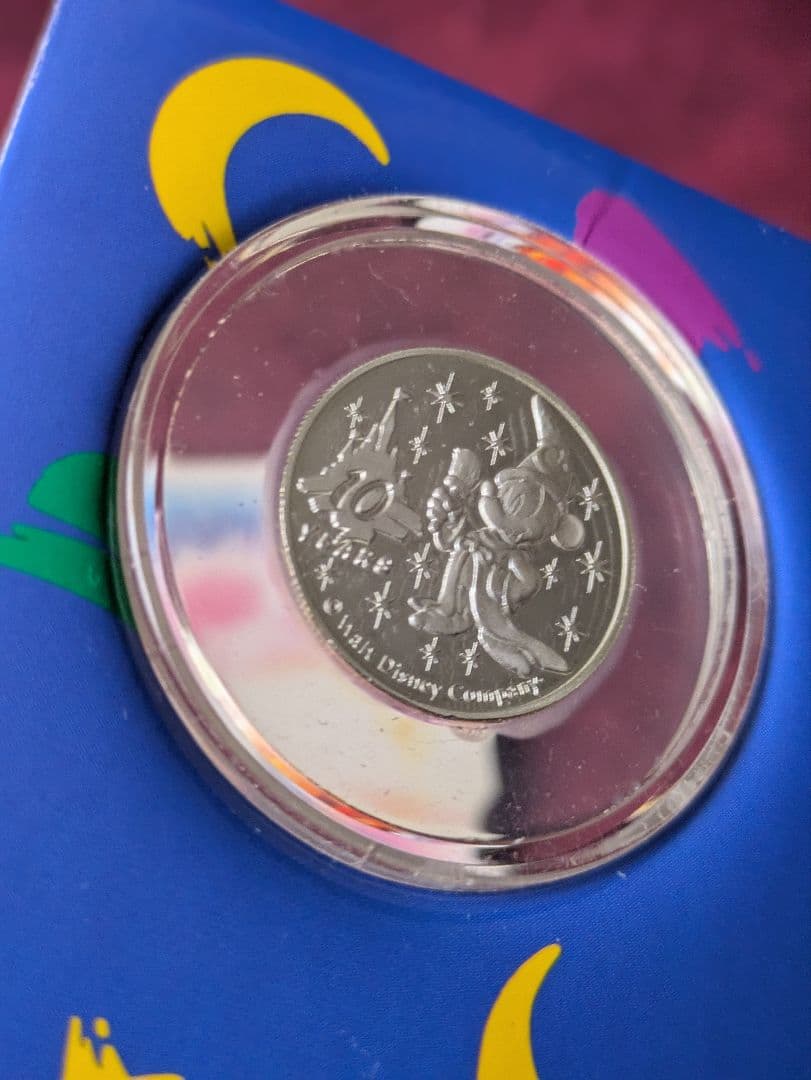 ディズニー 10周年記念 1/4オンス 純銀 999.9 シルバーメダル