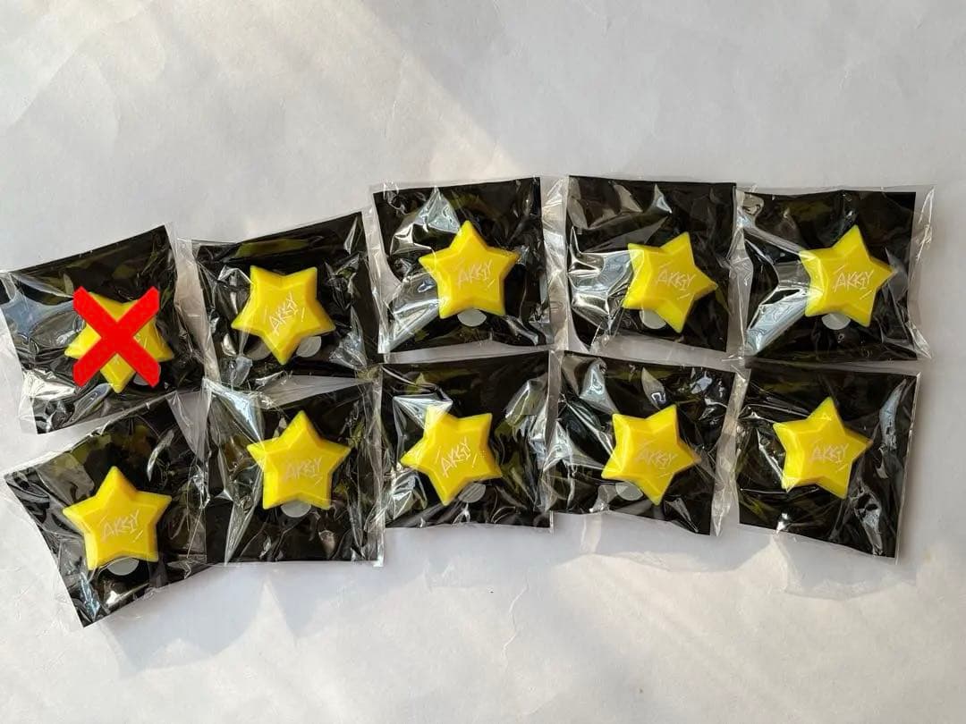 AMPTAKxCOLORS アンプタック リングライト あっきぃ 10個