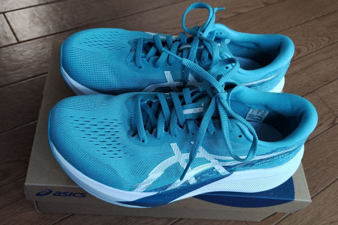 【美品】ASICS マジックスピード４ワイド【25.0 cm】