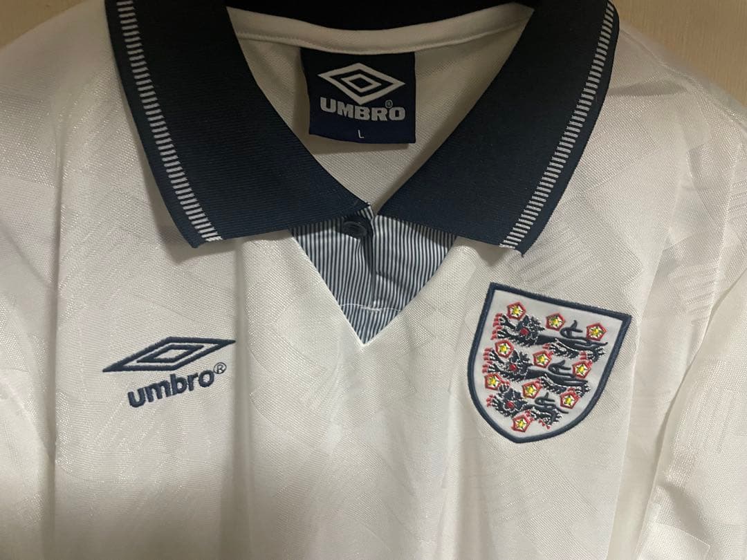 Umbro イングランド代表 ポロシャツ Lサイズ ワールドカップ アンブロ古着