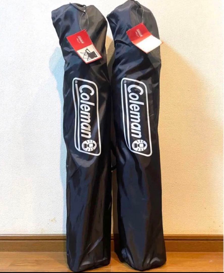 【新品未使用】コールマン アームチェア 限定ブラック 黒 ホルダー付き 6脚