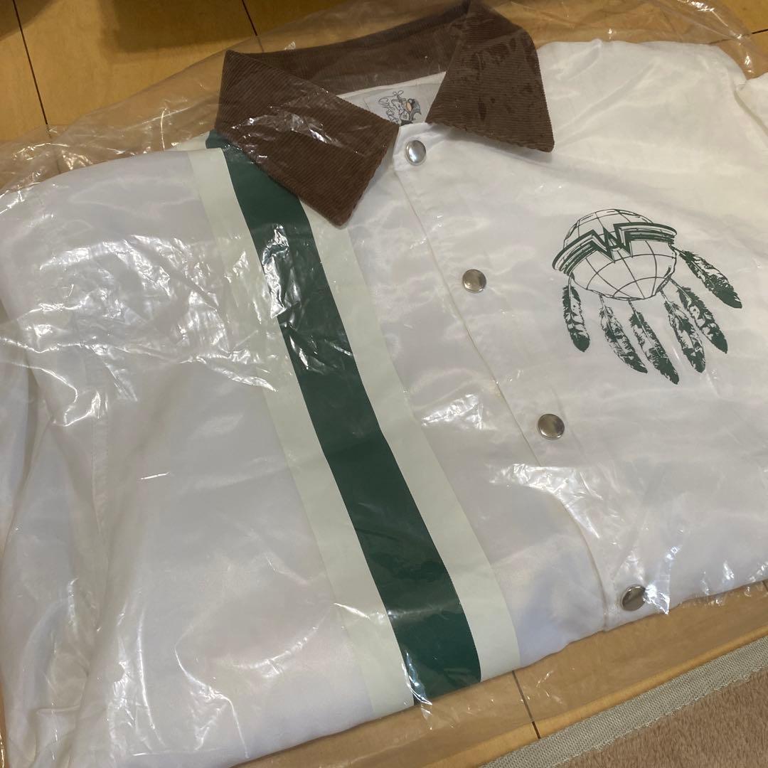 takuyaの創り方　コーチジャケット　ホワイト　エルサイズ