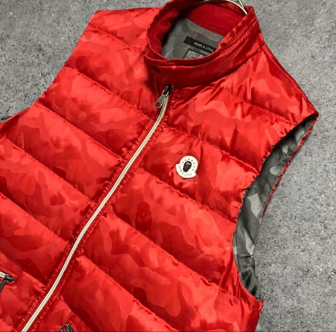 MARK&LONA ダウンベスト L 美品 マークアンドロナ メンズ ゴルフ