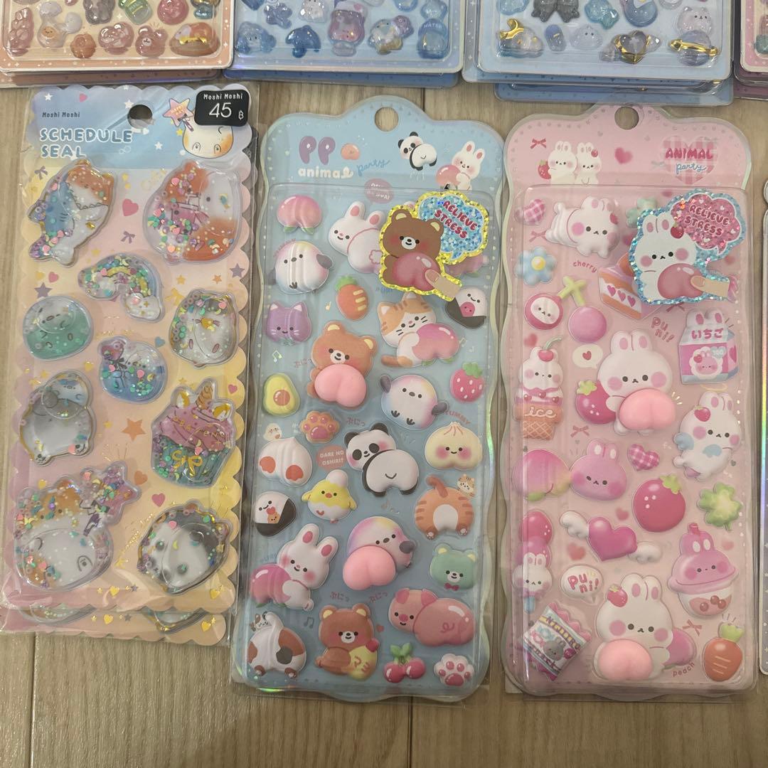 ボンボンドロップシール ぷっくりシール