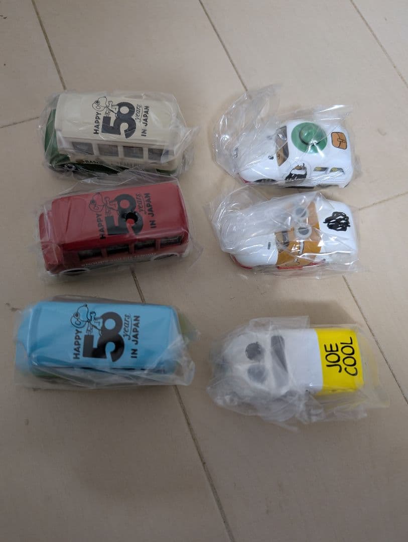 スヌーピー 日本上陸50周年記念 ドリームトミカ 6種セット 内袋未開封