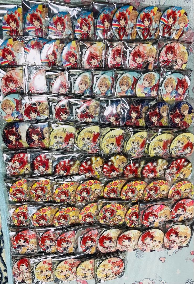 すとぷり☆るぅと☆莉犬☆るぅりいぬ☆ペア☆缶バッジ☆77個セット☆