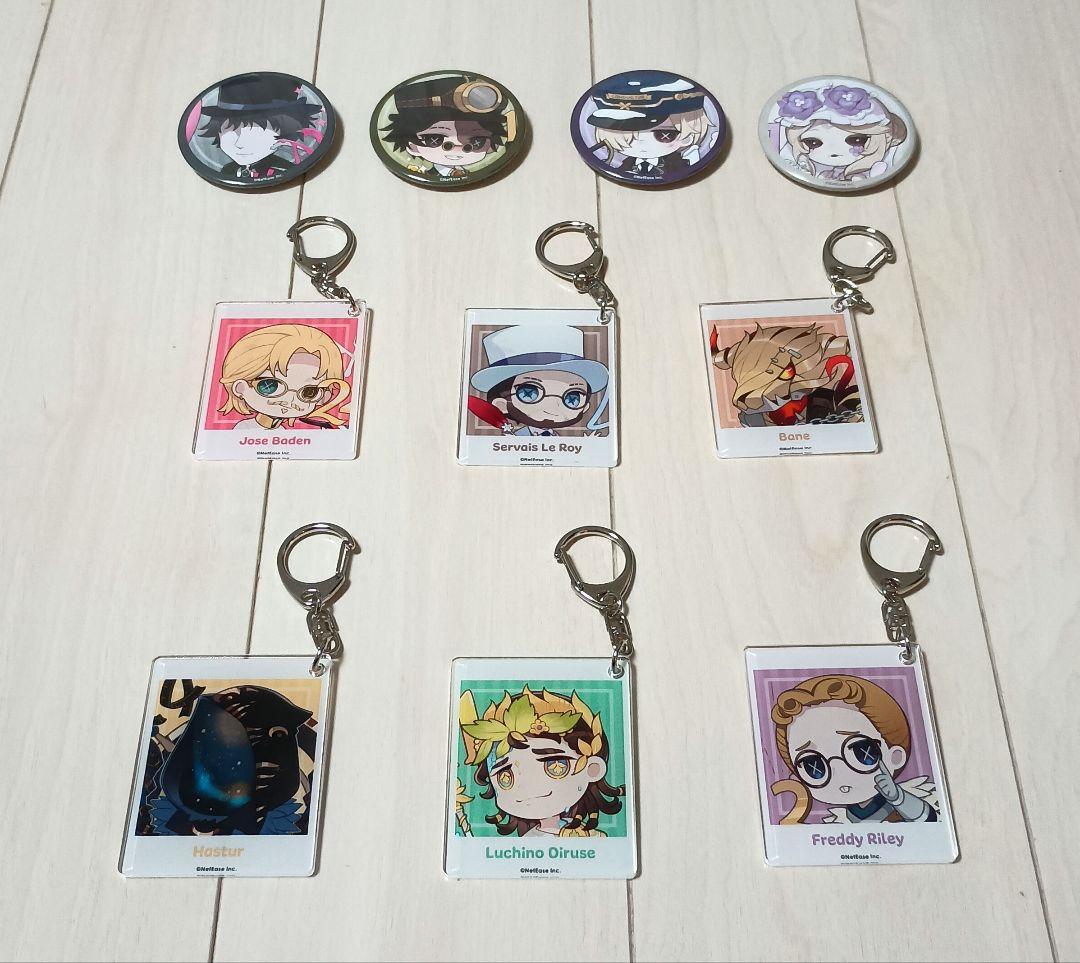 第五人格　CHARACTER DAY　キーホルダー　缶バッジ　10個セット