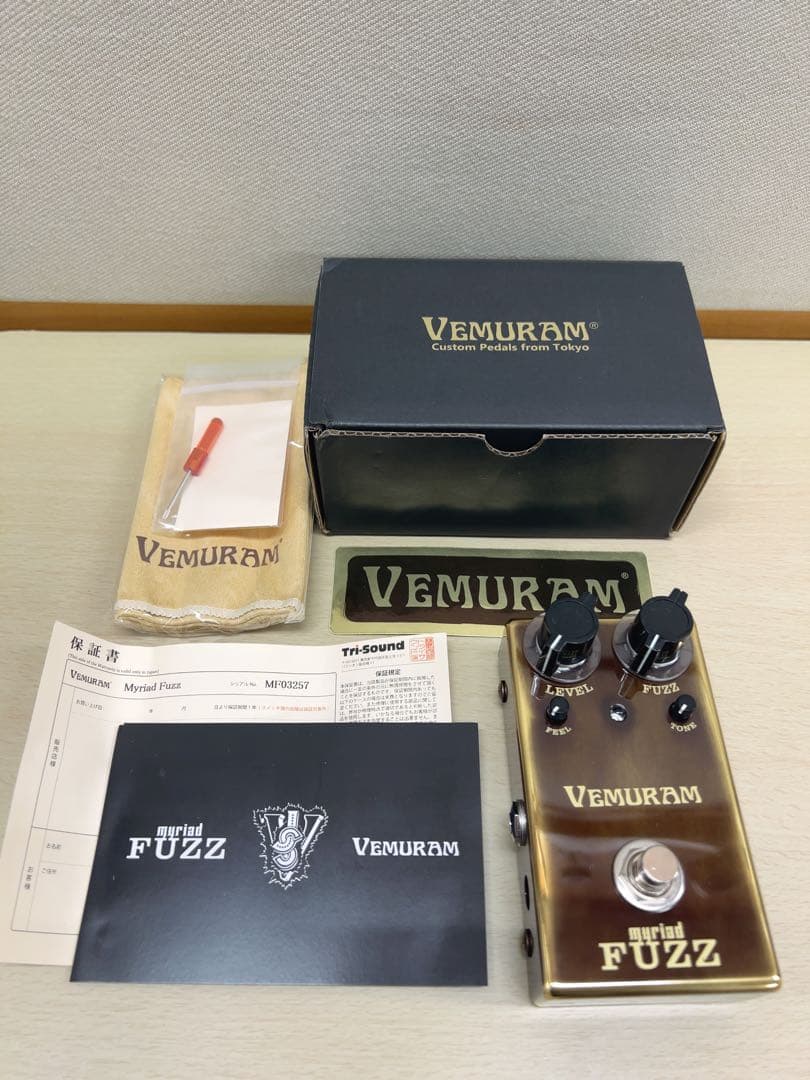 新品•未使用品VEMURAM Myriad Fuzz ギターエフェクター　ファズ