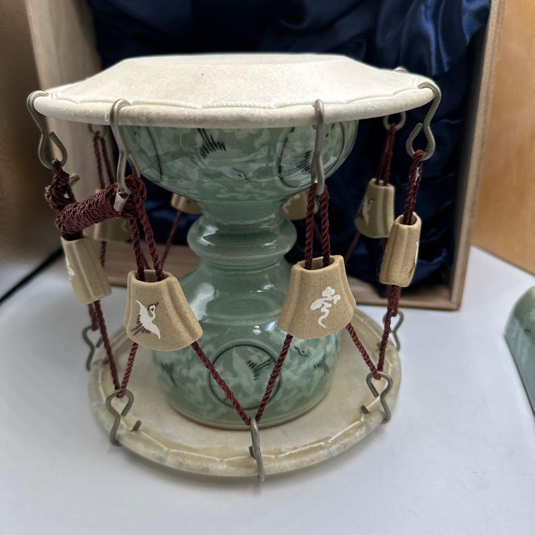 韓国民族楽器チャンゴ陶器製太鼓