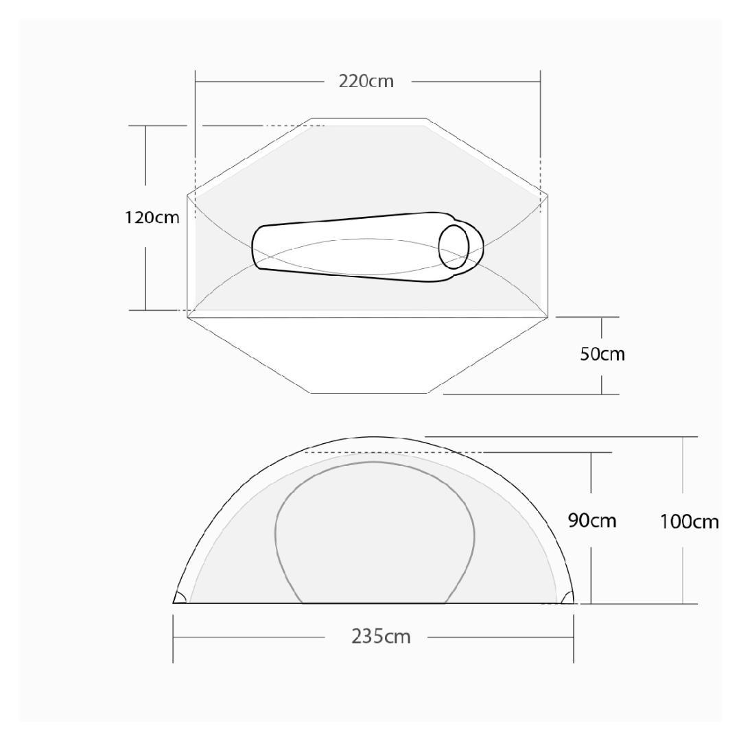 希少 新品 未使用 プレテント ライトロック 1P ピンク