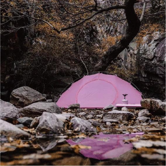 希少 新品 未使用 プレテント ライトロック 1P ピンク