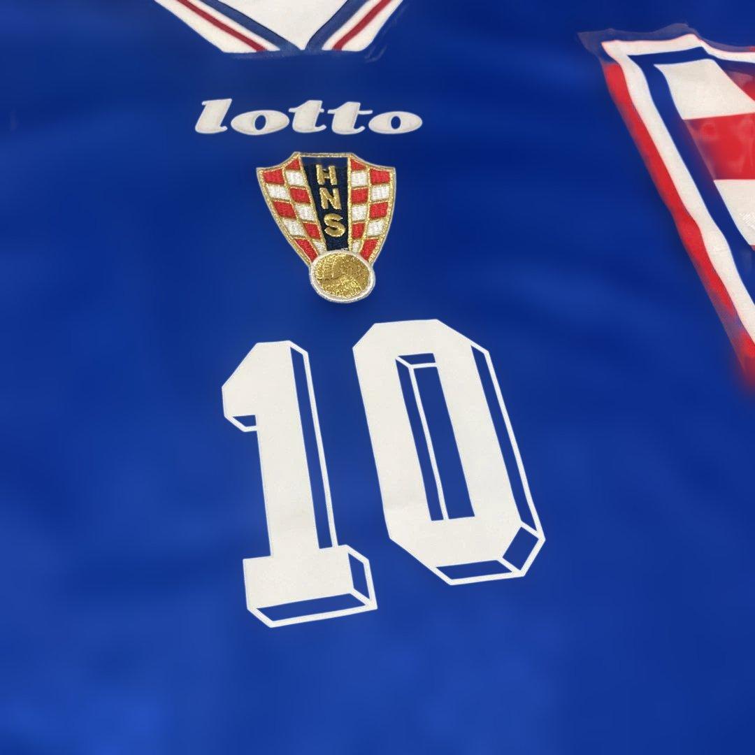 1998年W杯　クロアチア代表　アウェー　ボバン　ユニフォーム　サッカーシャツ