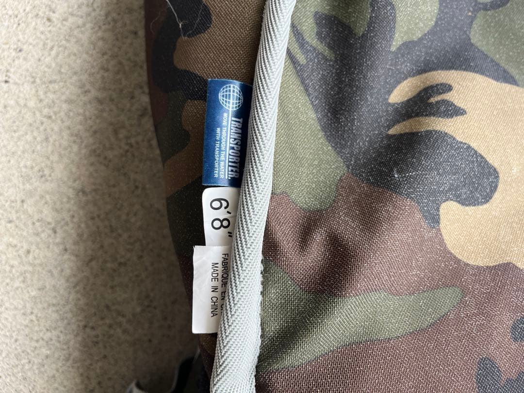 TRANSPORTER 6'8\" サーフボードダブルボードケース 迷彩柄