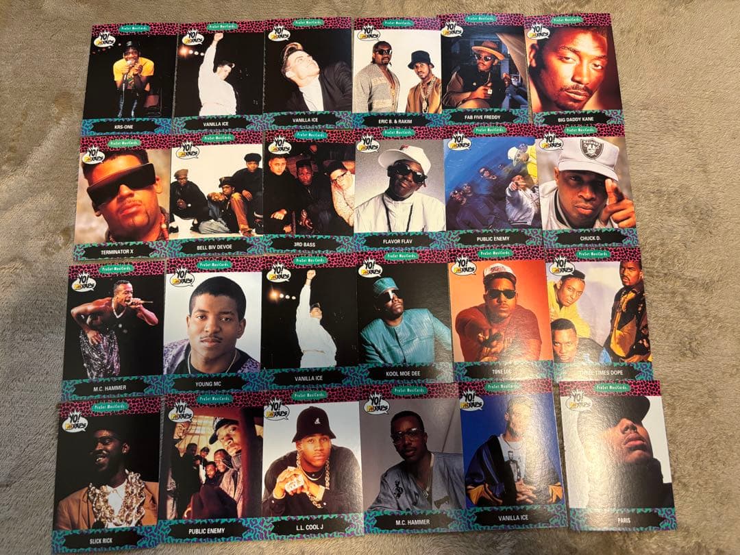 ｙｏ！M TV RAPsヒップホップアーティストトレーディングカード76枚セット