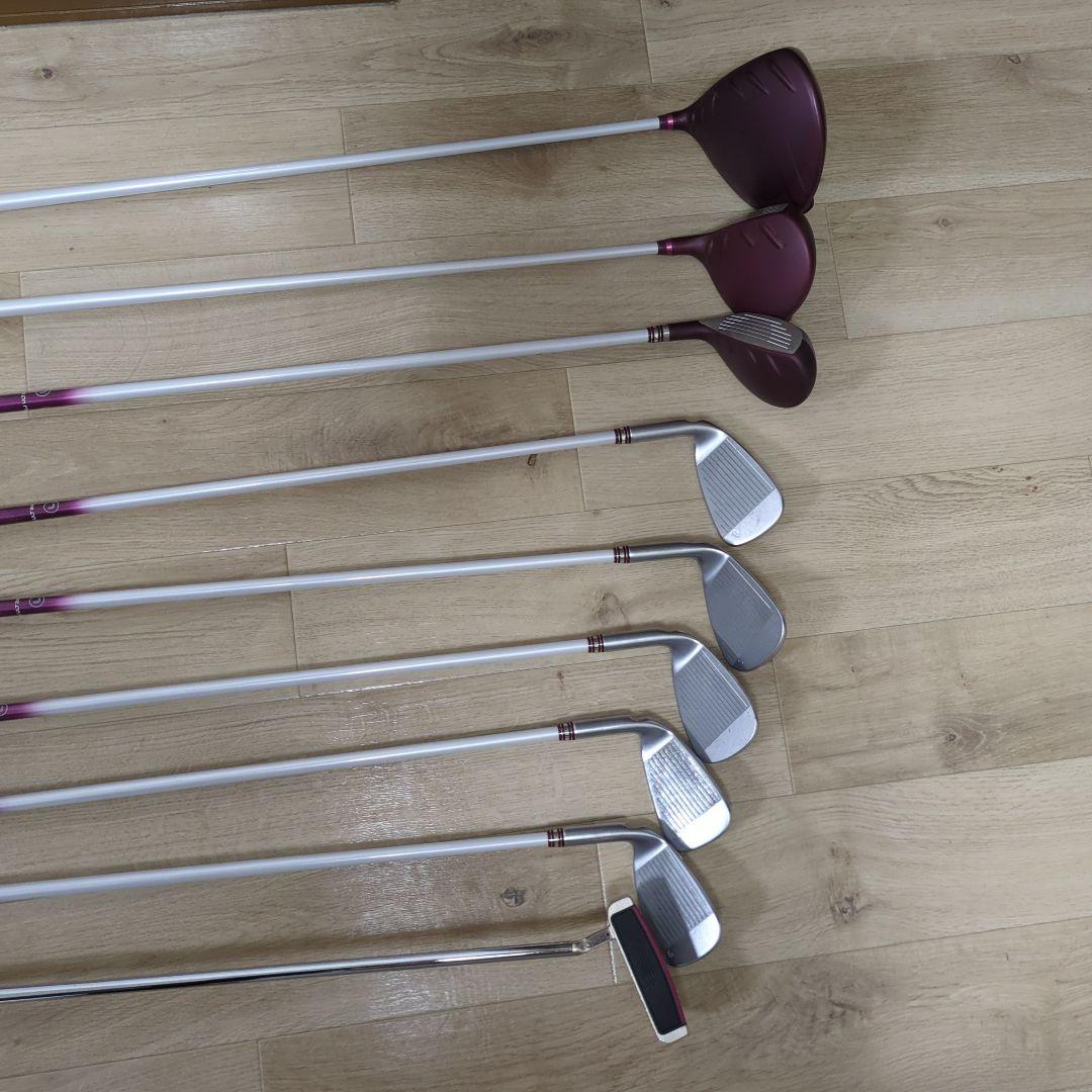 本格 レディース PING GLe2 ゴルフクラブ 9本セット キャディバッグ付
