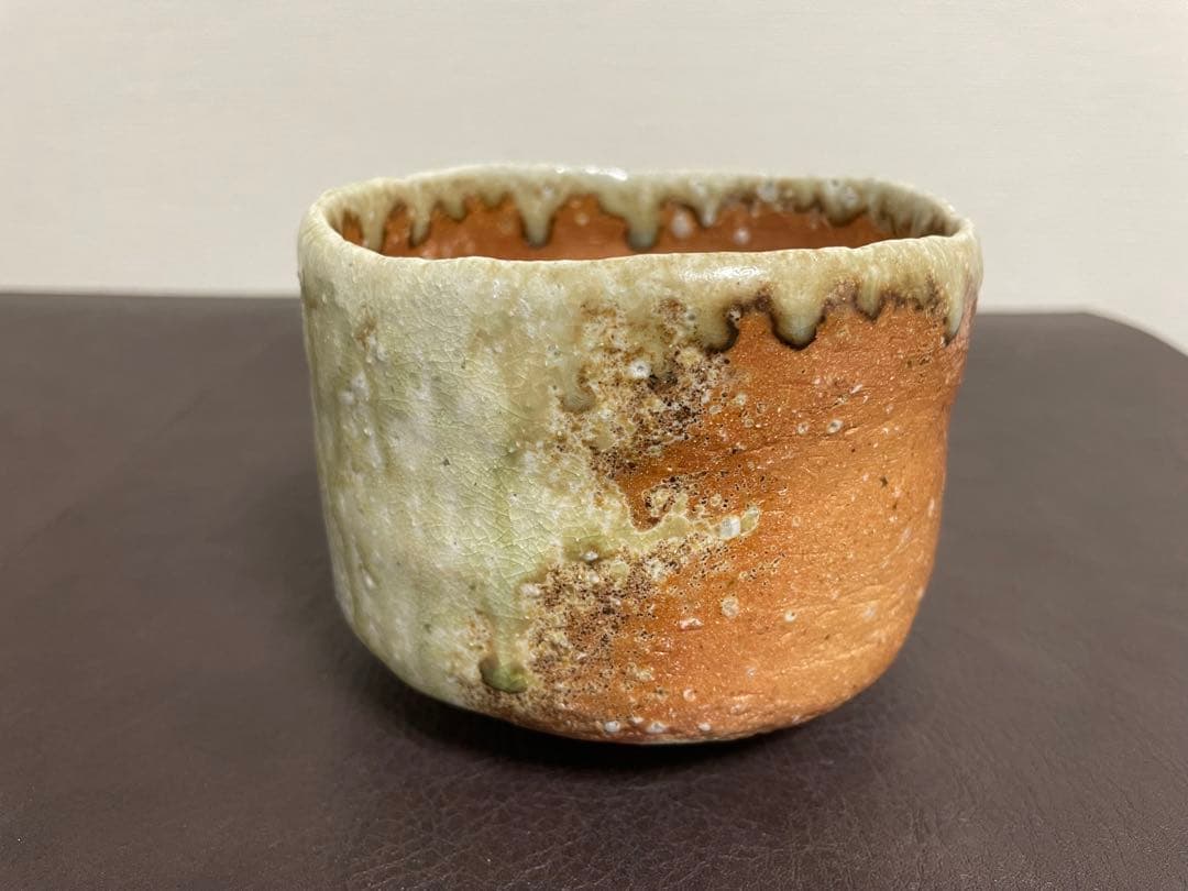 杉本貞光　信楽茶碗　信楽焼　茶碗　茶道具　共箱