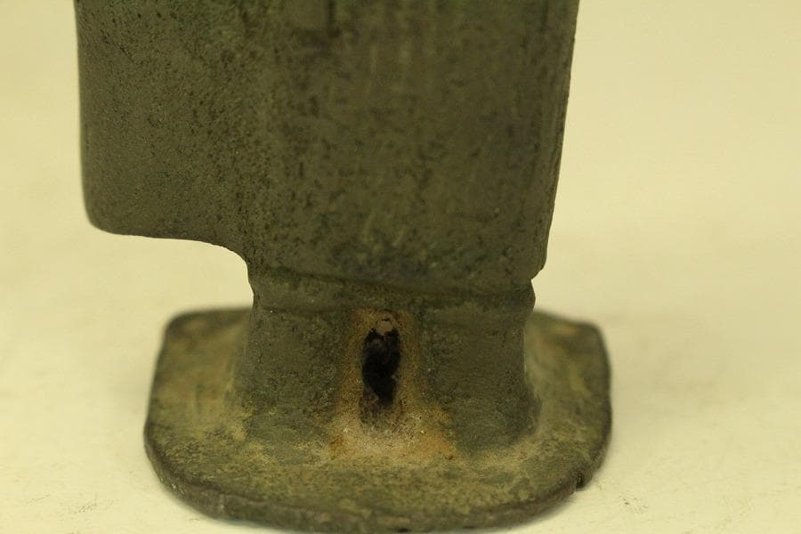 仏教 東南アジア スコータイ 古銅 仏像 高14.5cm 時代物(A429)