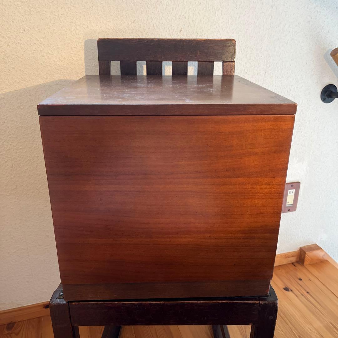 昭和レトロ アンティーク ヴィンテージ 木製レコードケース 書類ケース
